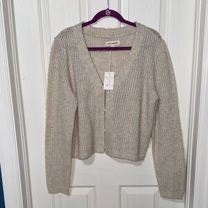 Lucky Brand Beige Knit Sweater